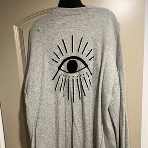 7 for all mankind evil eye cashmere cardigan